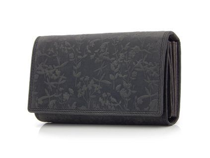 Dámská kožená peněženka černá Hand Made EV 03 ModexaStyl (2)