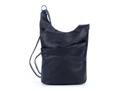 Stylová kabelka přes rameno crossbody černá Jennifer Jones 3146 ModexaStyl (2)