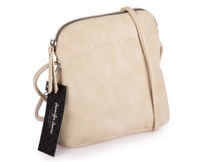 Malá mini kabelka přes rameno crossbody béžová Jennifer Jones 3151 ModexaStyl (4)
