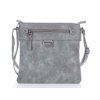Malá crossbody kabelka přes rameno šedá Jennifer Jones 3868 (2)