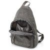 Lehký dámský batůžek 2257 Bag Street šedý Modexastyl 3