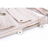 Lehká volnočasová kabelka přes rameno crossbody béžová bag Street 2221 BG ModexaStyl (1)