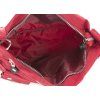 Lehká volnočasová kabelka přes rameno crossbody červená bag Street 2221 ModexaStyl (1)