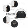 Stylová crossbody kabelka přes rameno černá Miss Lulu LB2236 BK ModexaStyl (2)