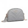 Stylová crossbody kabelka přes rameno šedá Miss Lulu LB2236 GY ModexaStyl (1)