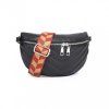 Crossbody kabelka ledvinka černá Miss Lulu LB2307 BK ModexaStyl (6)
