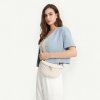 Crossbody kabelka ledvinka světle šedá Miss Lulu LB2307 GY ModexaStyl (8)