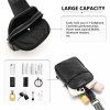 Malá náprsní crossbody kabelka černá Miss Lulu LB2356 BK ModexaStyl (7)
