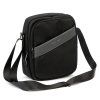 Pánská taška přes rameno Pierre Cardin černá s šedým pruhem 8158 ModexaStyl (6)