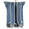 Stylový RollTop městský dámský batoh modrý Bag Street 4103 NY ModexaStyl (4)