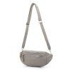 Stylová dámská crossbody ledvinka šedá Jennifer Jones 3153 LGY ModexaStyl (4)